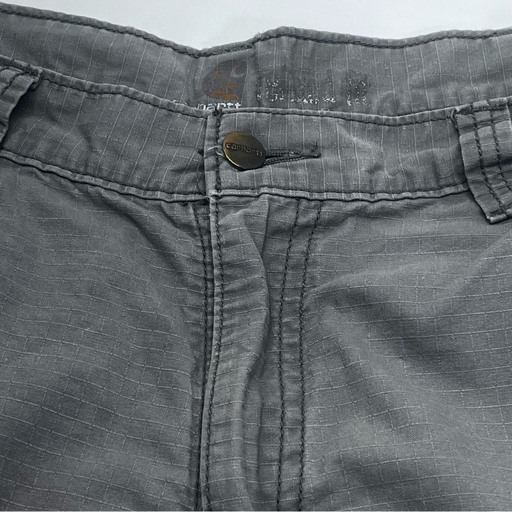 Carhartt Men's Gray Flat Front Shorts - Picture 6 of 11